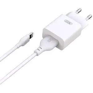 Töltő XO Wall Charger with Lightning Cable L99+ NB103 2.4A (white) kép