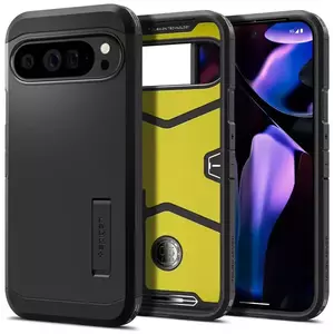 Tok Spigen Tough Armor, black - Google Pixel 9 Pro XL (ACS07726) kép