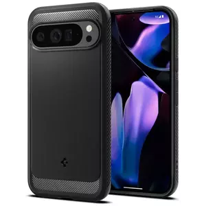 Tok Spigen Rugged Armor, matte black - Google Pixel 9 Pro XL (ACS07719) kép