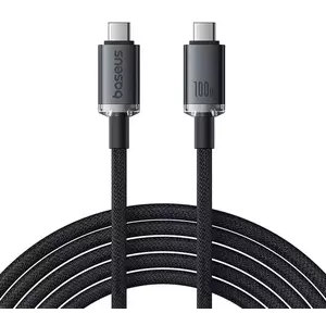 Kábel Baseus Fast Charging Cable Crystal Shine USB-C to USB-C 100W, 1, 5m, 20Gb (black) kép