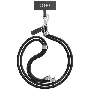 Audi universal phone lanyard 120cm 6mm crossbody black AU-CBL6-R8/D1-BK (AU-CBL6-R8/D1-BK) kép