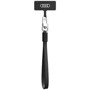 Audi universal phone lanyard 28cm 10mm Leather black AU-HSLSL-GT/D1-BK (AU-HSLSL-GT/D1-BK) kép