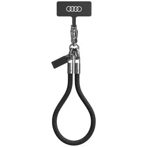 Audi universal phone lanyard 28cm 8mm black AU-HSL8-R8/D1-BK (AU-HSL8-R8/D1-BK) kép