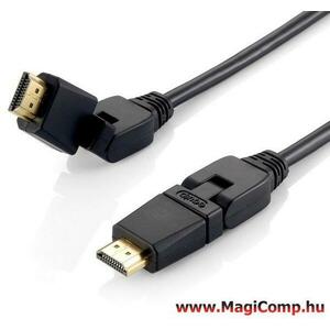 HDMI kábel, aranyozott, 1 m, EQUIP kép