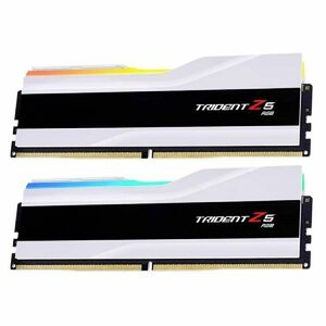 G.SKILL 32 GB Memóriakészlet DDR5 6000 CL32 Trident Z5 RGB, fehér kép