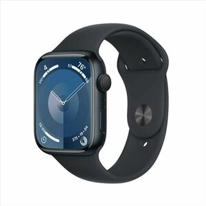 Apple Watch Series 9 GPS 45mm Midnight Aluminium Case Midnight Sport szíjjal - M/L kép