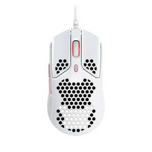 Gamer egér Hyperx 4P5E4AA Fehér Fehér/Rózsaszín 3200 DPI kép