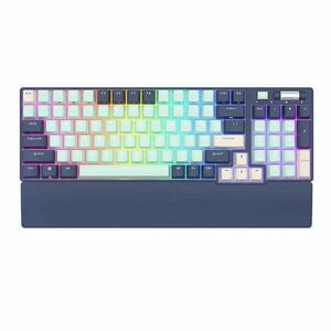 Royal Kludge RK96 RGB (Brown Switch) Wireless Mechanikus Gaming Billentyűzet (Kék) - Angol (US) kép