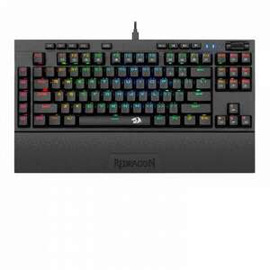 Redragon K596 VISHNU, Mechanikus, Red Switch, (HU), RGB világítás, Wi-Fi/USB, Gaming, Fekete, Vezeték nélküli billentyűzet kép