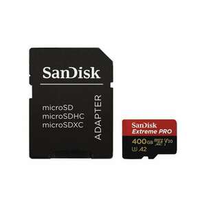 Sandisk 400GB SD micro (SDXC Class 10 UHS-I U3) Extreme Pro memória kártya adapterrel kép