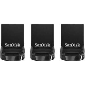 Sandisk 32GB Ultra Fit USB 3.1 Pendrive - Fekete (3db / csomag) (SDCZ430-032G-G46T) kép