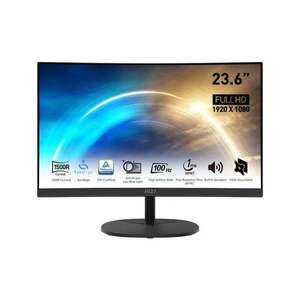 24" MSI PRO MP2412C ívelt monitor fekete (9S6-3PA9CT-026) (9S6-3PA9CT-026) kép