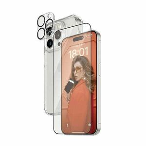 PanzerGlass Bundle 3in1 set transparent case + foil + camera cover for iPhone 15 Pro kép