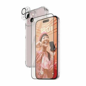 PanzerGlass Bundle 3in1 set transparent case + foil + camera cover for iPhone 15 kép