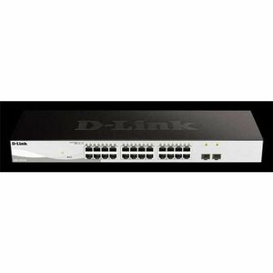 D-link switch 24x1000mbps + 2xgigabit sfp menedzselhető rackes, d... kép