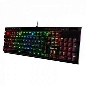 Redragon K580 VATA, Mechanikus, Red Switch, (HU), RGB világítás, USB, Gaming, Fekete, Vezetékes billentyűzet kép