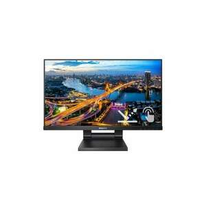 Philips LED IPS monitor 21, 5" Full HD, DisplayPort, érintőképernyő, Vesa, fekete kép