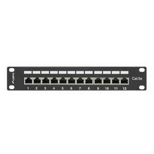 Lanberg PPF5-9012-B 10" Patch panel - 12 port kép