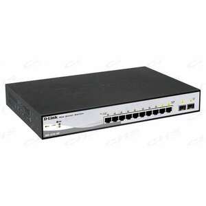 D-Link DGS-1210-10P/E Switch 8x1000Mbps (8xPOE) + 2xGigabit SFP Menedzselhető Rackes, DGS-1210-10P/E kép