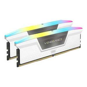 CORSAIR Vengeance RGB DDR5 6000MHz CL30 32GB Kit2 White (CMH32GX5M2B6000C30W) kép