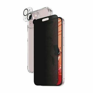 PanzerGlass Privacy Bundle 3in1 transparent case + privacy glass + camera cover for iPhone 15 kép