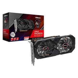 ASRock Radeon RX 6500 XT 4GB GDDR6 Phantom Gaming D OC Videókártya kép