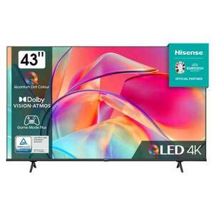 Hisense 43E7KQ 4K Ultra HD Smart Televízió, 108 cm, HDR, Quantum Dot Colour kép