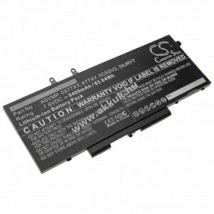 Helyettesítő akku Dell Latitude 14 5400 típus 4GVMP 8400mAh kép