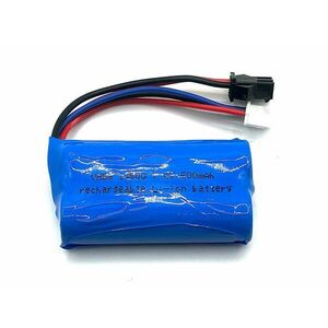 Helyettesítő modell / RC Akku 7.4V, Li-Ion, 500mAh, SM-2P csatlakozó - Kiárusítás! kép