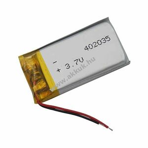 Li-Po akku 3, 7V 180mAh 402035 vezetékes, beszerelhető kép