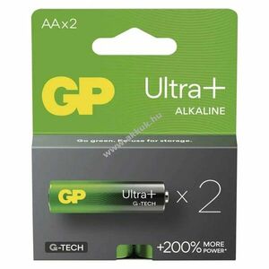 GP Ultra Plus alkáli, AA, mignon, ceruza elem 2db/csomag kép