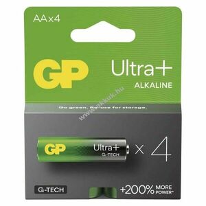 GP Ultra Plus alkáli, AA, mignon, ceruza elem 4db/csomag kép