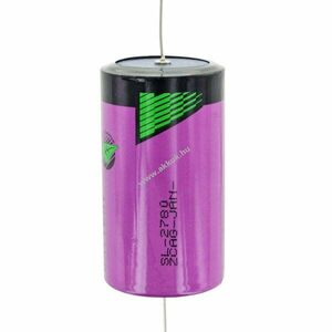 Tadiran elem SL2780/P, 3.6V, 19000mAh, axiális vezetékcsatlakozás kép