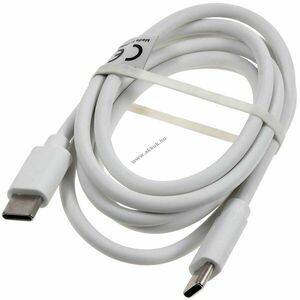 USBC-C ről USB-C re adat és töltőkábel 65W 1m fehér kép