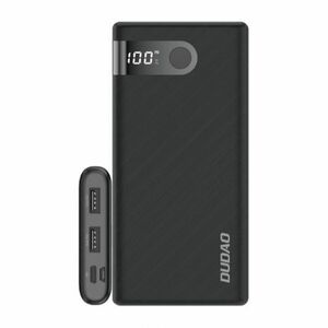 Dudao K9Pro Power Bank 10000mAh 2x USB 2A, fekete (K9Pro-01) kép