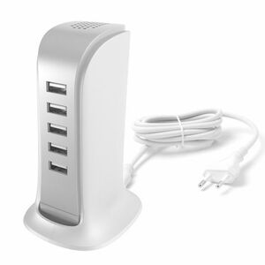 Dudao A5EU töltő 5x USB 25W, fehér (A5EU) kép