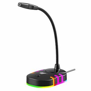 Havit GK58B RGB gamer mikrofon, fekete (GK58B) kép