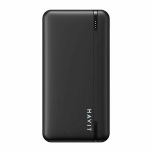 Havit PB90 Power Bank 10000mAh 2x USB / USB-C, fekete (PB90 black) kép