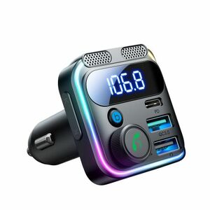 FM transzmitter, USB töltővel, Bluetooth kép