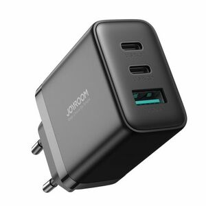 Joyroom JR-TCF10 hálózati töltő adapter USB / 2x USB-C 32W, fekete (JR-TCF10) kép