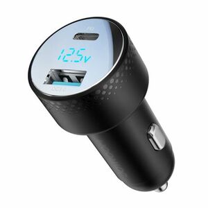 Joyroom JR-CCD01 autós töltő USB / USB-C 53W, fekete kép