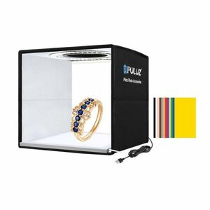 PULUZ PKT3101B Studio foto box LED világítással 25cm (PKT3101B) kép