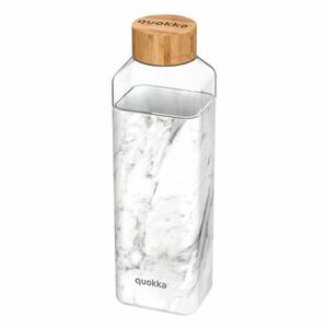 Quokka Storm Üvegpalack szilikon felülettel700 ml, marble kép