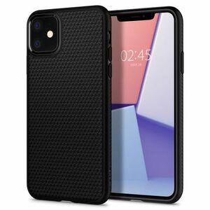 Spigen Liquid Air szilikon tok iPhone 11, matt fekete (076CS27184) kép