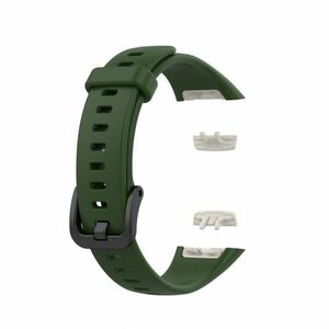 BStrap Silicone szíj Honor Band 6 / Huawei Band 6, army green (SHO003C05) kép