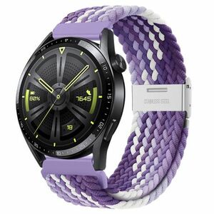 BStrap Elastic Nylon 2 szíj Xiaomi Amazfit GTR Mini, grape kép