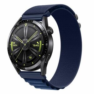 BStrap Nylon Loop szíj Xiaomi Amazfit GTR Mini, navy blue kép