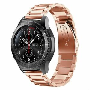 BStrap Stainless Steel szíj Samsung Gear S3, rose gold (SSG007C03) kép