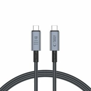 Tech-Protect Ultraboost Max kábel USB 4.0 8K / USB-C 240W 1m, szürke kép