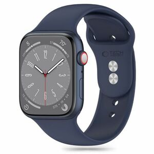 Tech-Protect Silicone szíj Apple Watch 42/44/45/49mm, midnight blue kép